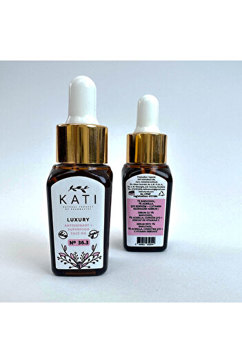 KATI Luxury 36.3 - 1% Bakuchiol, 1% Acmella, Coenzyme Q10 And Vitamin C 10 ml