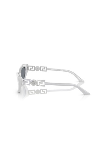 Versace Woman Cat Eye Sunglasses- Ve 4470b - Lense Size:56mm - Perla Grey