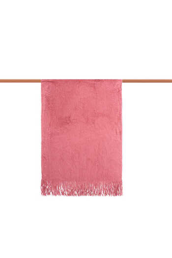 Bursa İpek Dusty Rose Angora Shawl
