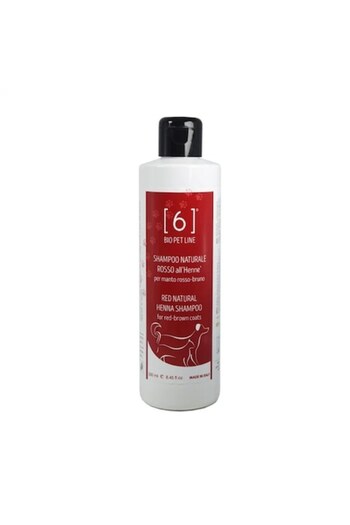 6biologico Șampon pentru animale de companie – Pentru blană roșie sau castanie, 6biologico, 250 ml