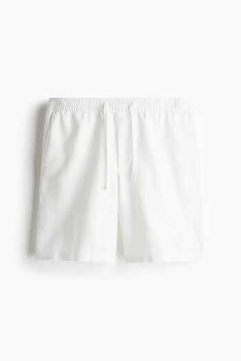 H&M Keten Karışımlı Şort Relaxed Fit