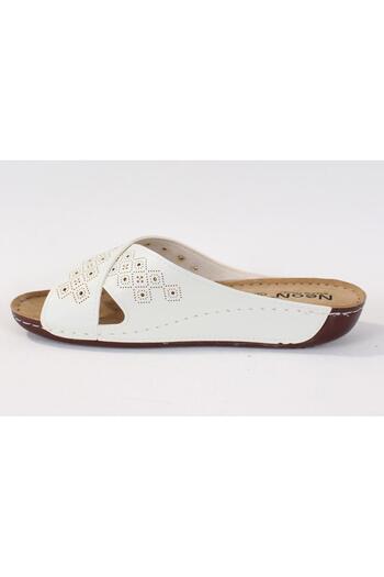 DAGOSTER Dza37-513 White Daily Orthopedic Women's Slippers