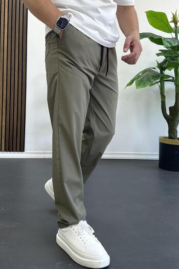 Edwox Ανδρικό παντελόνι Jogger με ελαστική μέση μαύρο Edw394