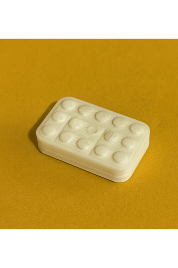 Alfa Tshirt Magnetic Lego New Generation Stress Toy White Color – Magnetic Fidget Slider
