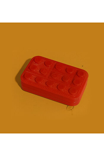 Alfa Tshirt Magnetic Lego New Generation Stress Toy Red Color – Magnetic Fidget Slider