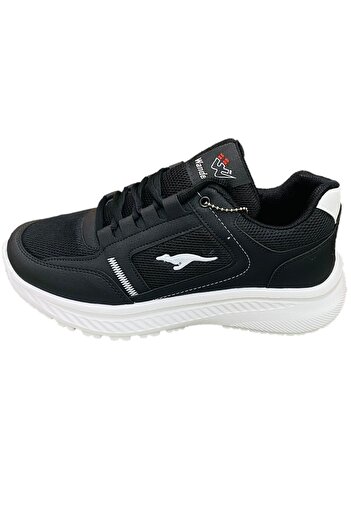 Wanderfull Men's Sports Shoes Black Orthopedic Comfortable Breathable Quality Lace-Up 4288
