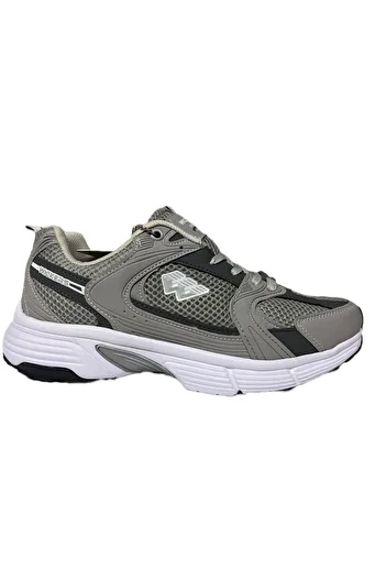 Wickers Gray Men's Sports Shoes Breathable Comfortable Thick Sole Casual Running Walking Shoes 2590