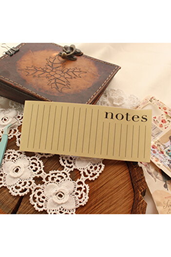 baddin aksesuar Post-It Vintage Memo Pad Penpal Bullet Journal Art Note Paper Stationery Creative Journamm Üz