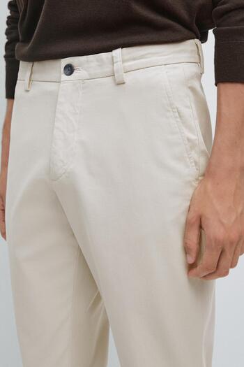 Massimo Dutti Slim fit dokulu pantolon
