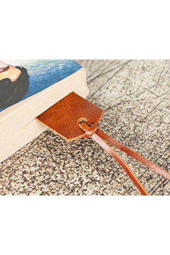PLM Leather Bookmark, Effect Tan