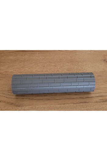 CosmosCraft 20 Cm Patterned Stone Wall Roller - Clay and Dough Shaper