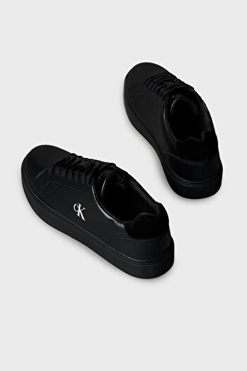 Calvin Klein Deri Logolu Sneaker Ayakkabı YM0YM014350GJ Erkek AYAKKABI YM0YM01435 0GJ