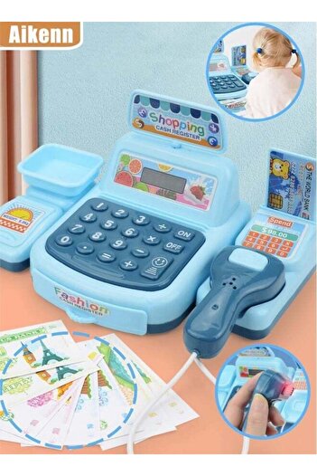 Toybox Cash Register Toy Cash Register With Calculator Toy, Pink