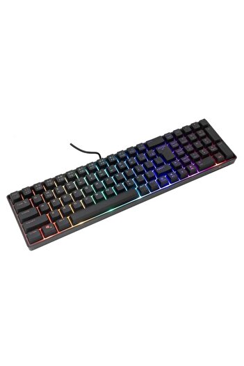 white shark Tastatura Gaming Mecanica White Shark GK-001114 Gladius. Iluminare RGB, Layout International, USB 2.