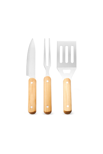 Karaca Portable 6 Piece Wooden Handle Bbq/Barbecue Set