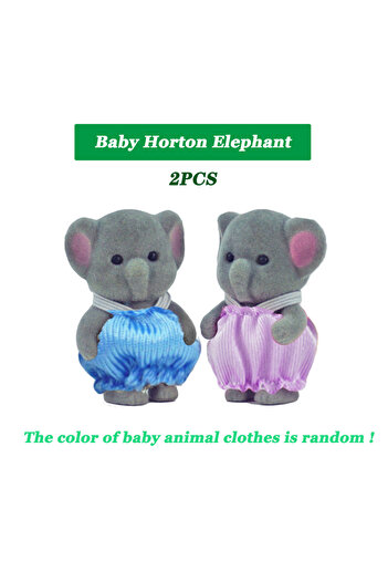 Choice9 KK04 1:12 Simulation Forest Animal Family Rabbit Panda Koala Reindeer Baby Dollhouse Figures Collect