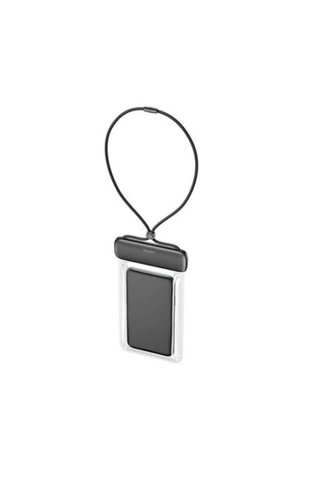 Baseus Universal Waterproof Phone Case, P60263700, IPX8 depth 30m, Lanyard included, Black