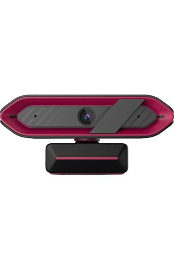 LORGAR Camera Web Rapax 701, 2K, CMOS, Microfon (Rosu)