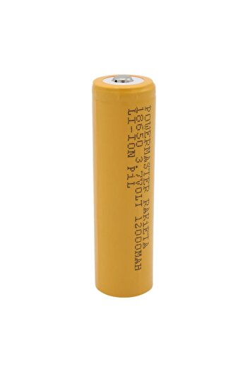 Powermaster PM-9599 Rakieta 3.7 Volt 1200mAh 18650 Başlıklı Şarj Edilebilir Lityum Pil (Tekli)