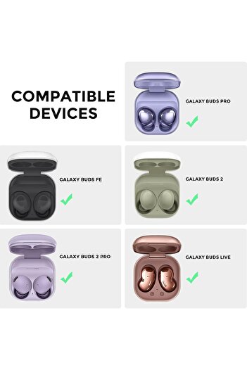O Ozone Armor Case For Samsung Galaxy Buds FE/Buds 2 Pro/Buds 2/Buds Pro/Buds Live Case - Brown