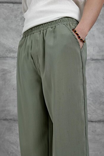 NOMARC Water Green Nmrc Modal Fabric Trousers