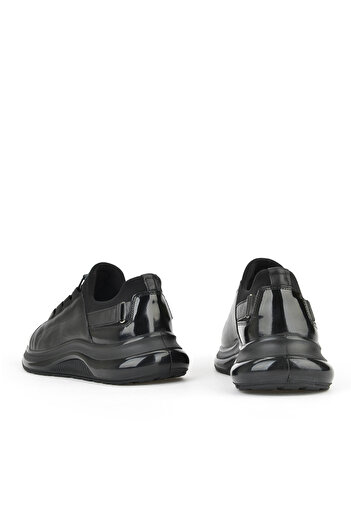 Ziya , Ανδρικό Sneaker από γνήσιο δέρμα 153423Z704 Μαύρο