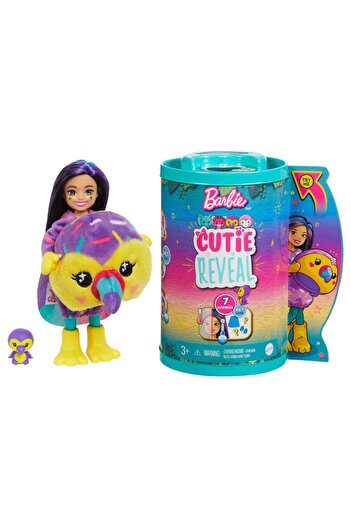 mattel Barbie Chelsea Doll Reveal Jungle Friends Toucan 13 cm