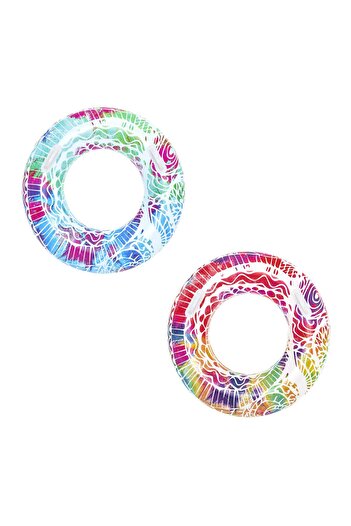 BESTWAY inflatable summer swimming ring 91 cm, blue