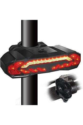 Generic Gywjioy Smart Bike Tail Light with Turn Signals and Brake Light, Automatic Safety Warning Bike Brake