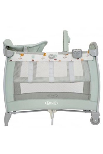 Graco Patut Contour Electra Up Away, 106 x 72.5 x 90.5 cm, greutate maxima suportata 15kg (Verde)