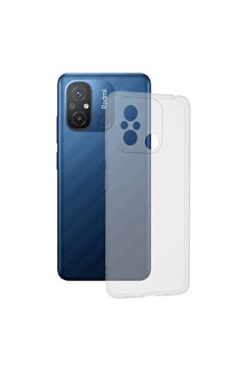 Bibilel Techsuit Clear Silicone Case for Xiaomi Redmi 12C, Transparent