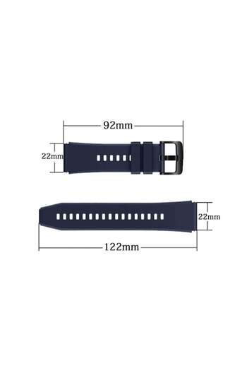 Bibilel Silicone Strap for Huawei Watch GT / GT2 / GT2 PRO, 46mm, Blue