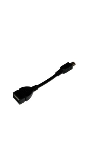 SOHO Cablu OTG USB-Mama la Mini-USB, 14 cm, Negru