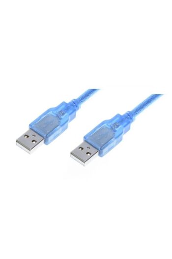 Bibilel Cable extender with filter, USB male-male, 5 m, Blue, AXT-BBL4511