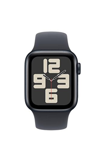 Apple Ceas inteligent SE (2024), GPS, Carcasă Midnight Aluminium 40mm, ecran LTPO OLED, 32GB, curea