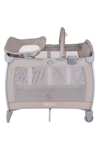 Graco Contour Electra Little Adventures Travel Cot (Beige, max 15 kg)