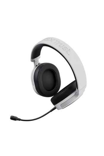 Trust GXT 498W Forta, Jack 3.5 mm, Microphone (White)