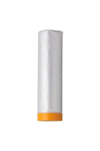 SOHO Bandă de mascare cu folie protectoare de nailon pentru decorațiuni interioare, model 1,5 m x 10 m, Transparentă