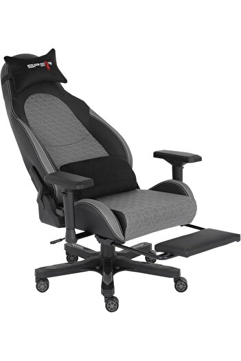 SPEARPC SGCH715 High Back Gaming Chair with Footrest - 4D Armrest