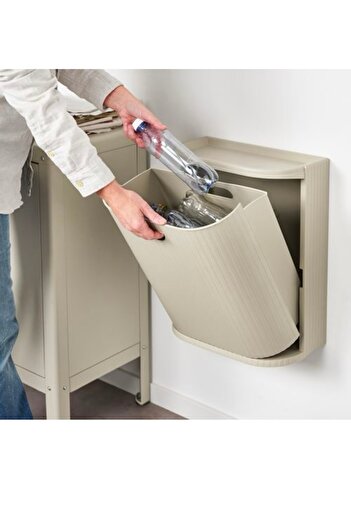 IKEA Gardsbutik Multi-Purpose Box, Gray-Beige, 21Lt