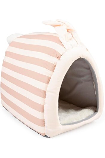 Duvo Plus DUVO+ STRIPED RABBIT HOUSE 23x32x30cm
