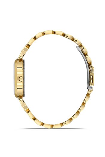 Dice Kayek Dk.1.Ag1404.03 Stone Design Steel Cord Steel Case 3 Atm Water Resistant Gold Color Women
