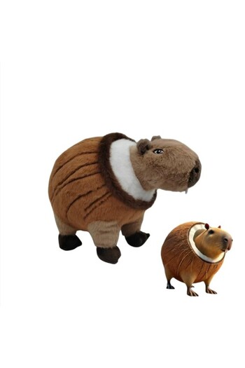 dalip Soft Plush Toy Italian Brainrot, Flippy, with Hanger, Capybara Model, Soft Toy for Kids, 25 x 17 cm,