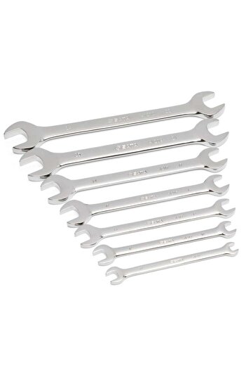 SATA open-end wrench set, 8-24mm, 7 pieces