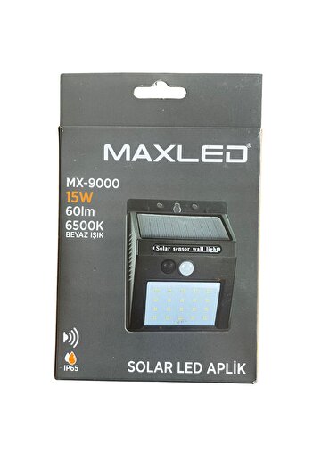 MAXLED SOLAR LED APLİK 15W 6500K IP65