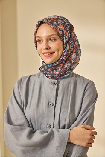Silk Home Mine Desen Soft Pamuk Eşarp