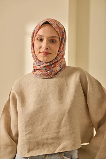 Silk Home Mine Pattern Soft Cotton Scarf