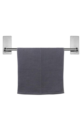 Generic NearMoon Self Adhesive Bathroom Towel Bar- Stainless Steel Bath Wall Shelf Rack Hanging Towel Stick