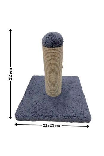 Komano Pontika Kitten Exercise Scratching Stick Welsoft Fabric Covered 1St Class Jut Rope