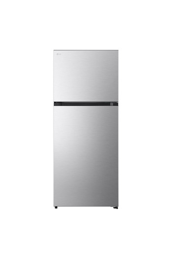LG Refrigerator Top mount 2 doors (422 Ltrs, 14.9 Cu Ft) Linear Inverter, Silver, LT16GBBSHM
